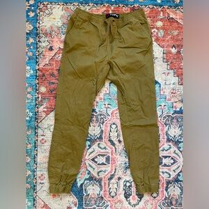 TONY HAWK Cotton Olive Jogger Sz L